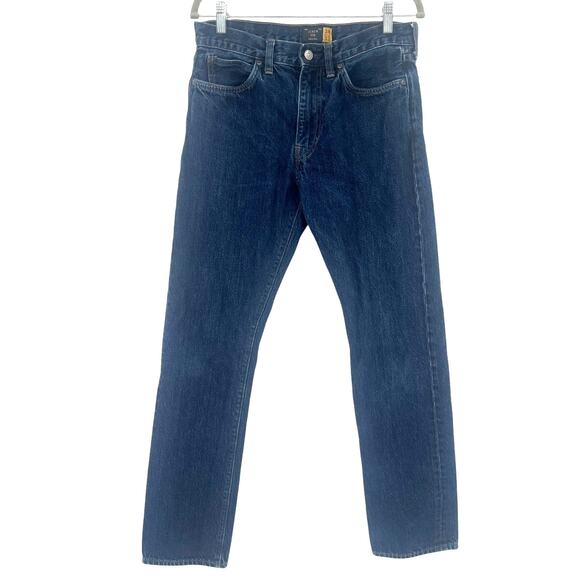 J.Crew 770 Straight Mens Jeans 30x32 Preppy Classic Normcore Capsule Dark Wash - Picture 1 of 9